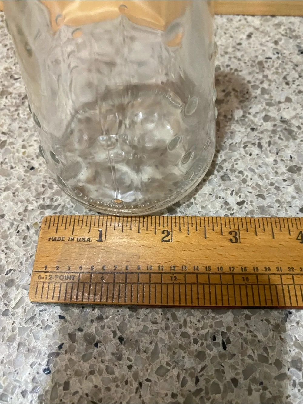 IKEA Emma Dafnas Clear Textured Glass Cone Bud Vases - Pair